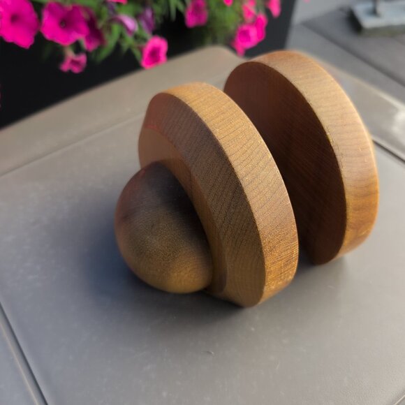 Mid Century Modern A Poem In Wood Duncan's Myrtlewood Crofters Bookends OR USA - Picture 3 of 6